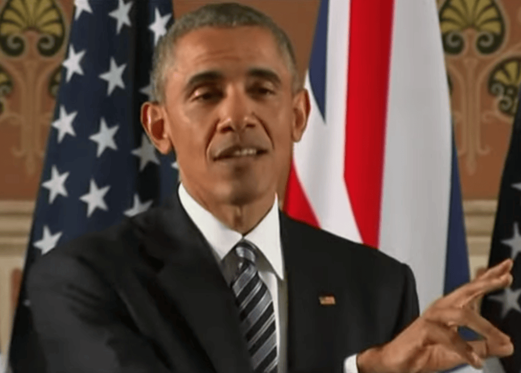 President Barack Obama delivers his 'back of the queue'' warning